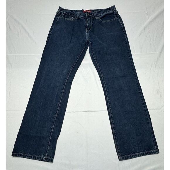 Guess Jeans Men's Del Mar Fit Slim Straight Blue Denim Jeans - Size 33x28 - Picture 1 of 8